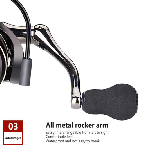 12BB Metal Spinning Fishing Reel 5.2:1 Freshwater Saltwater Left Right