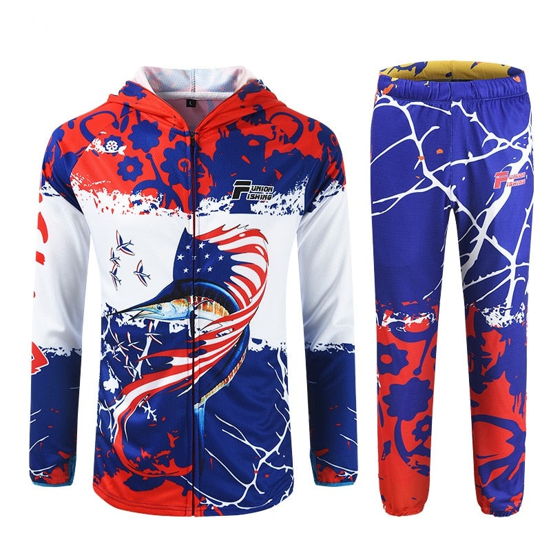 Men Fishing Clothes Long Sleeve light weight Hoodie Fishing Clothing Quick Dry Breathable Sun Protection Fishing Shirt